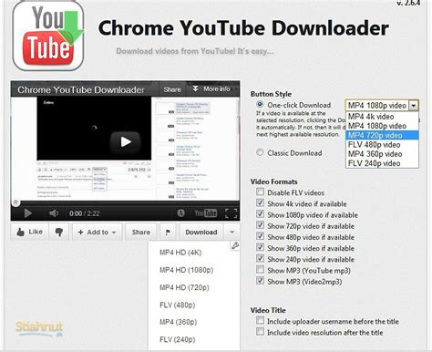 5K ratings. . Chrome youtube video downloader
